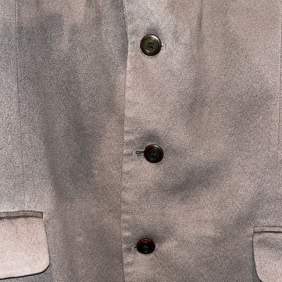 Men’s faux suede CHAPS Ralph Lauren 3 button sports coat tanXL - Picture 4 of 14